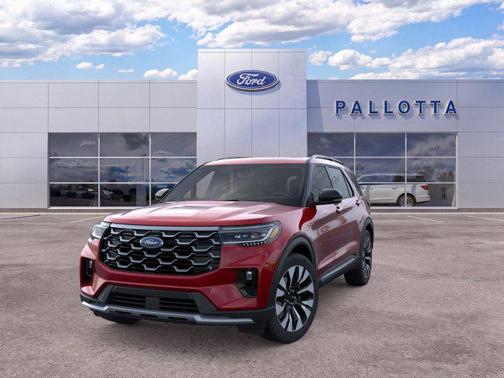 Rapid Red Metallic Tinted Clearcoat 2026 Ford Explorer Platinum