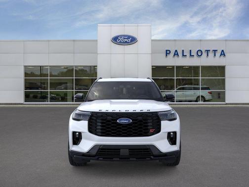 PRISTINE WHITE METALLIC TRI-COAT 2026 Ford Explorer ST