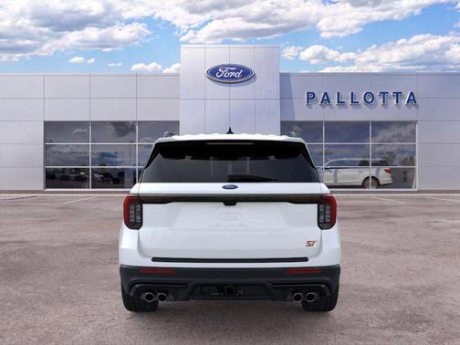 PRISTINE WHITE METALLIC TRI-COAT 2026 Ford Explorer ST