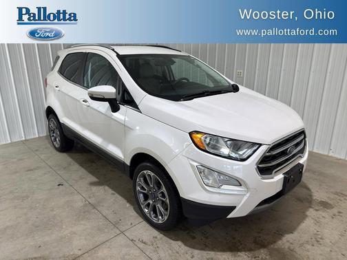 White Platinum Metallic Tri-Coat 2020 Ford EcoSport Titanium