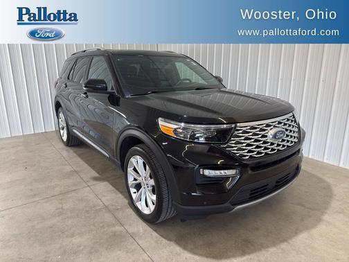 Agate Black Metallic 2023 Ford Explorer Platinum