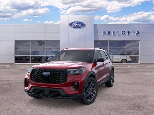 Rapid Red Metallic Tinted Clearcoat 2026 Ford Explorer ST-Line
