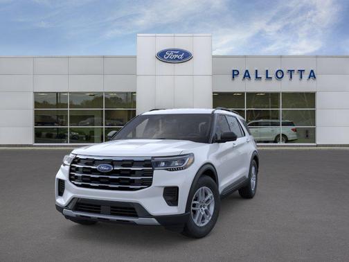 Space White Metallic 2026 Ford Explorer Active