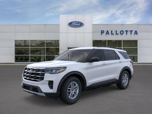 Space White Metallic 2026 Ford Explorer Active
