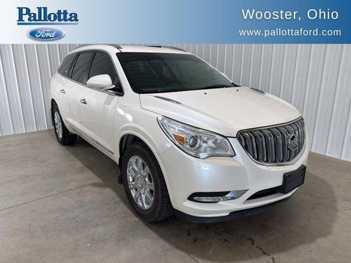 White Diamond Pearl 2014 Buick Enclave Leather