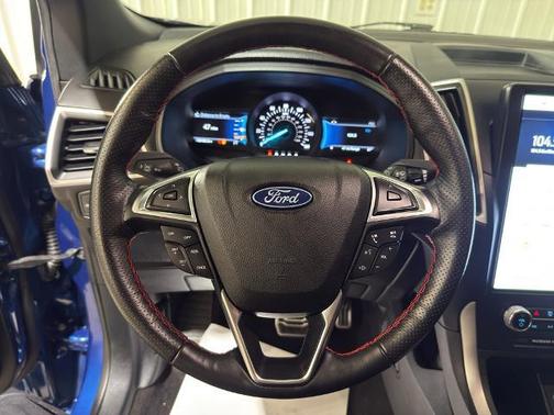 Atlas Blue Metallic 2022 Ford Edge ST Line