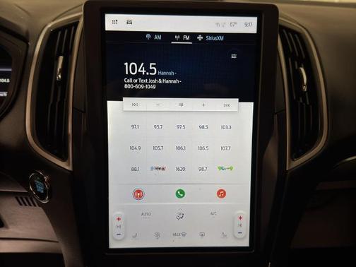 Atlas Blue Metallic 2022 Ford Edge ST Line