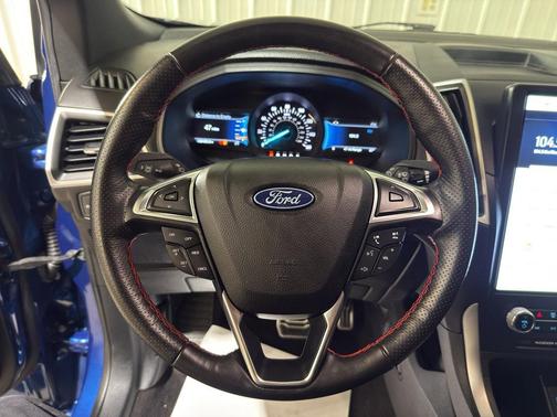 Atlas Blue Metallic 2022 Ford Edge ST Line