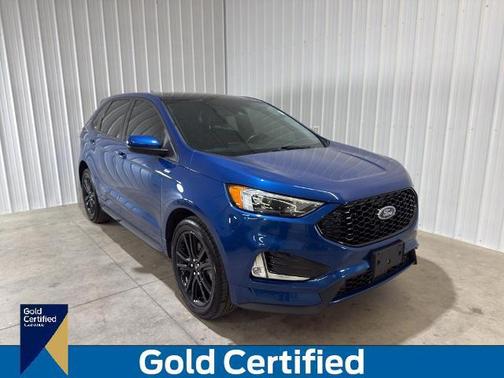 Atlas Blue Metallic 2022 Ford Edge ST Line