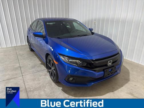 Aegean Blue Metallic 2021 Honda Civic Sport