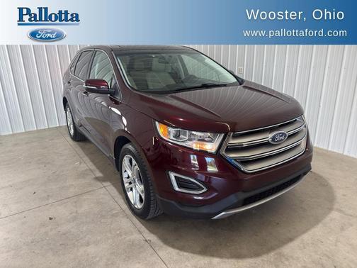 Burgundy Velvet Metallic Tinted Clearcoat 2017 Ford Edge Titanium