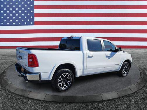 Bright White Clearcoat 2025 RAM 1500 Laramie