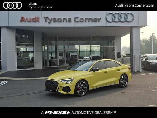 Python Yellow Metallic 2023 Audi S3 Prestige TFSI quattro S tronic
