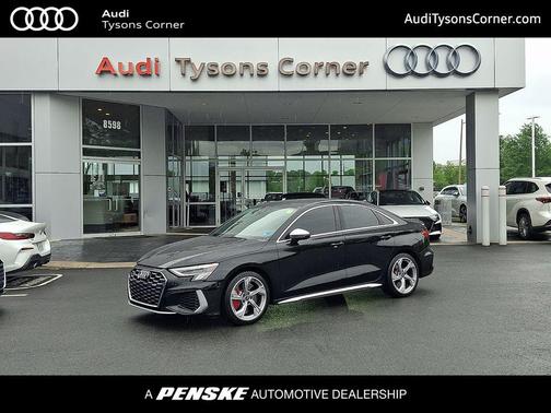 Mythos Black Metallic 2023 Audi S3 Premium Plus TFSI quattro S tronic