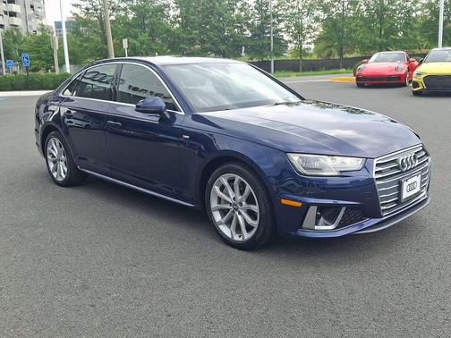 Blue Metallic 2019 Audi A4 2.0T Premium