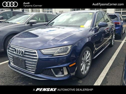 Blue Metallic 2019 Audi A4 2.0T Premium