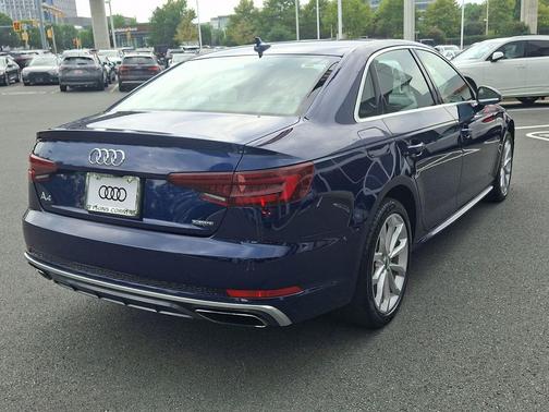 Blue Metallic 2019 Audi A4 2.0T Premium