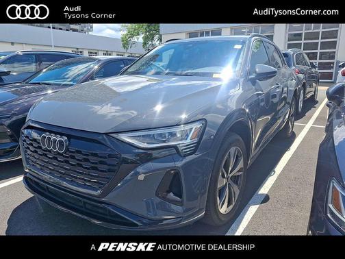 Gray 2024 Audi Q8 e-tron Premium