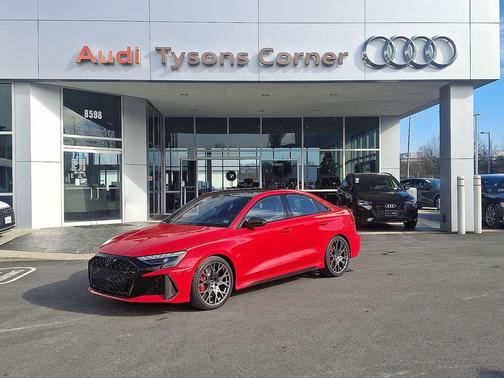 progressive red metallic 2026 Audi RS 3 TFSI quattro S tronic Sedan