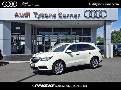 Diamond White Pearl 2016 Acura MDX 3.5L w/Advance Package
