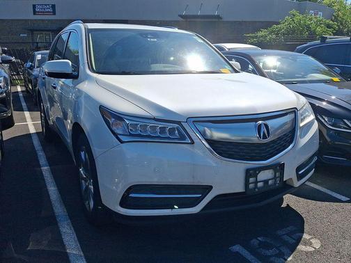 Diamond White Pearl 2016 Acura MDX 3.5L w/Advance Package