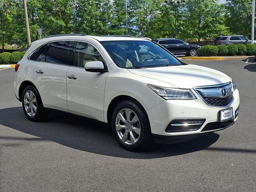 Diamond White Pearl 2016 Acura MDX 3.5L w/Advance Package