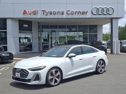 Glacier White Metallic 2026 Audi S5 Premium Plus TFSI quattro S tronic