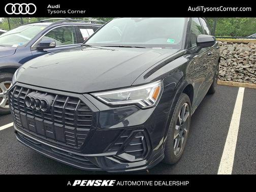 Mythos Black Metallic 2025 Audi Q3 45 S line Premium Plus