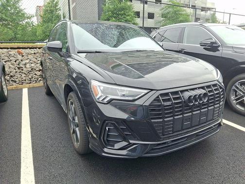 Mythos Black Metallic 2025 Audi Q3 45 S line Premium Plus