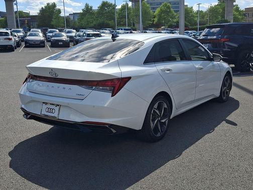 Quartz White 2021 Hyundai ELANTRA Limited