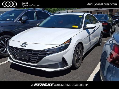 Quartz White 2021 Hyundai ELANTRA Limited