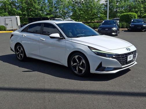 Quartz White 2021 Hyundai ELANTRA Limited