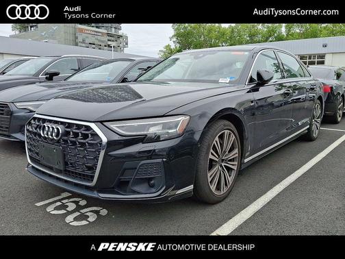 Mythos Black Metallic 2023 Audi A8 L 55 TFSI quattro Tiptronic