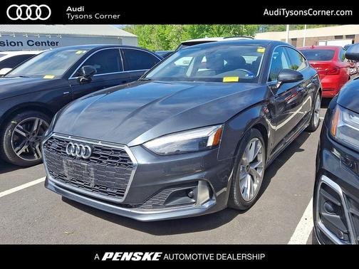 Manhattan Gray Metallic 2021 Audi A5 Sportback Premium Plus