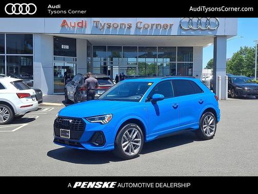 Turbo Blue 2023 Audi Q3 45 S line Premium Plus