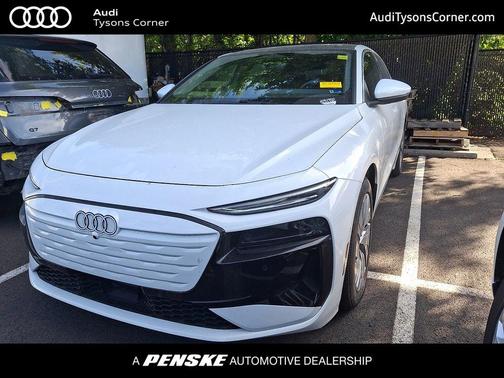 Glacier White Metallic 2025 Audi A6 e-tron Premium