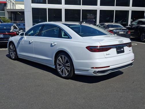Glacier White Metallic 2023 Audi A8 L 55 TFSI quattro Tiptronic