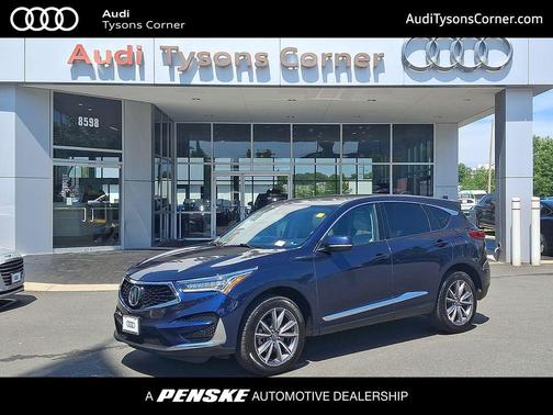 Fathom Blue Pearl 2021 Acura RDX Technology Package