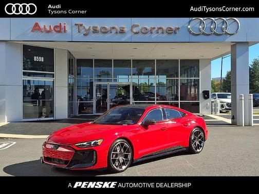 Red Metallic 2025 Audi RS e-tron GT performance