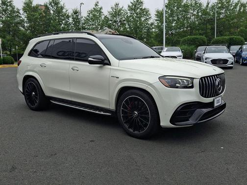 designo Diamond White Bright Metallic 2021 Mercedes-Benz AMG GLS 63 Base