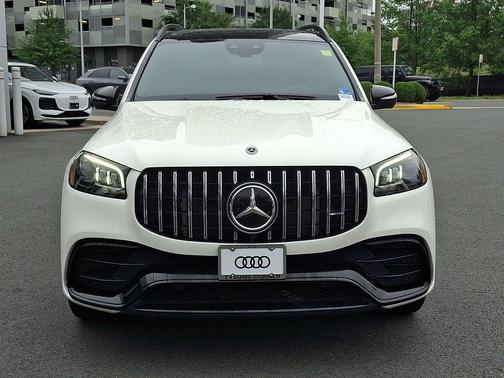 designo Diamond White Bright Metallic 2021 Mercedes-Benz AMG GLS 63 Base