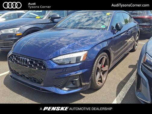 Navarra Blue Metallic 2023 Audi A5 Sportback 45 S Line Premium Plus