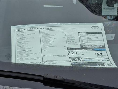 2025 Audi Q3 45 S line Premium Plus