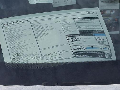 Tambora Gray Metallic 2026 Audi Q5 Premium Plus TFSI quattro S tronic