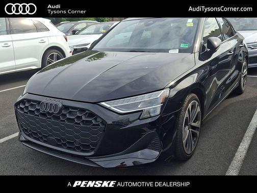 Brilliant Black 2025 Audi A3 Premium