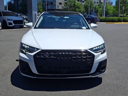 Glacier White Metallic 2023 Audi A8 L 55 TFSI quattro Tiptronic