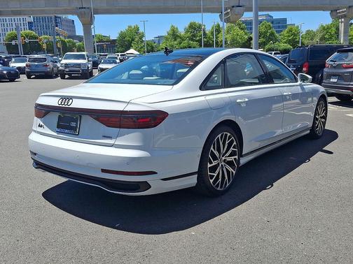 Glacier White Metallic 2023 Audi A8 L 55 TFSI quattro Tiptronic