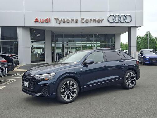 Waitomo Blue Metallic 2026 Audi Q8 55 Premium Plus