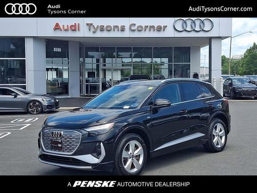 Mythos Black Metallic 2023 Audi Q4 e-tron Premium 50 quattro