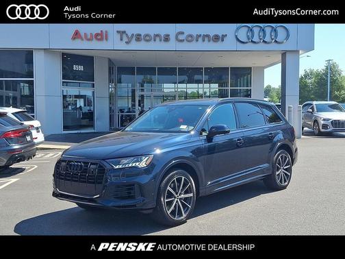 Waitomo Blue Metallic 2023 Audi Q7 55 Premium Plus